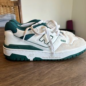 New Balance 550s - vintage teal - youth size 6.5 M